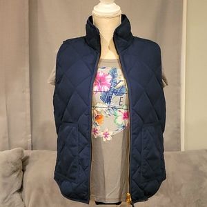 J Crew Navy Vest